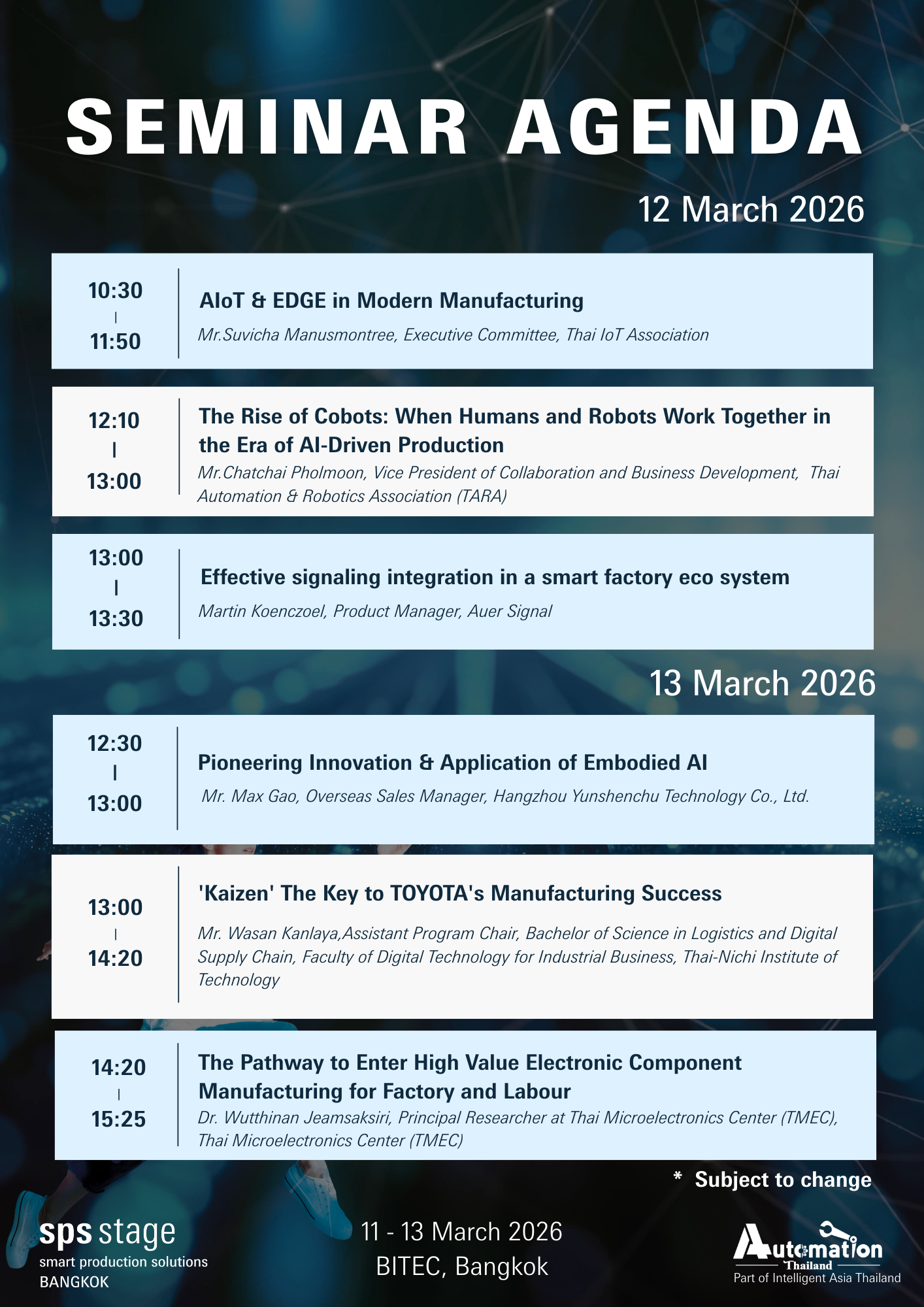 ATTH26 SPS Stage Bangkok Seminar Agenda - 2
